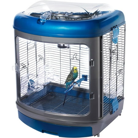 Super Pet HD Avain Enrichment Home w/Activity Center - Parakeet