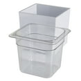 thumbnail image 3 of Cal Mil 475-6-15 Melamine Ice Housing with Clear Pan, White - 6 x 7 x 7 in., 3 of 5