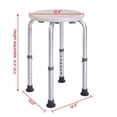 thumbnail image 2 of Shower Chair, Tool Free Adjustable Shower Stool Tub Chair and Bathtub Seat Bench with Anti-Slip Rubber Tips for Safety and Stability (8 Level), 2 of 8