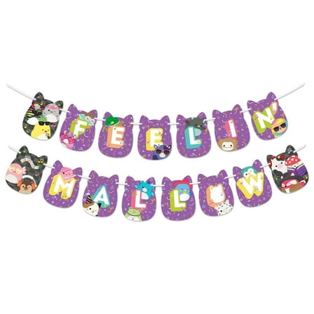 Club Squishmallows Banner - Squishmallows Party Decorations