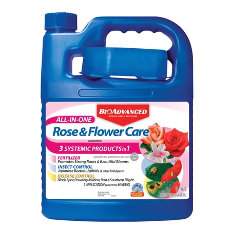 BioAdvanced All-In-One Rose and Flower Care, Concentrate, 64 oz
