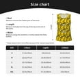 thumbnail image 5 of Hirioo yellow Corn for Women's Workout Tank Top Sleeveless Workout Tops Athletic Gym Shirts-Small, 5 of 7