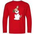 thumbnail image 3 of Inktastic Dog with Ear Up Long Sleeve Youth T-Shirt, 3 of 5
