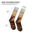 thumbnail image 4 of Rateoe Cute Floral Cow Compression Socks for Women and Men 20-30mmHg-Circulation Support Socks Knee High Nurse Pregnant Running Medical and Travel Athletic, 4 of 7
