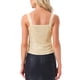 thumbnail image 3 of INSPIRAR CHIC Top de Tirantes para Mujeres con Lentejuelas Brillantes Sin Mangas Corset Top S Dorado, 3 of 5