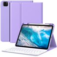 thumbnail image 1 of Funda con teclado MoKo para iPad Air 11" 2025/2024 Lilac Purple, 1 of 7