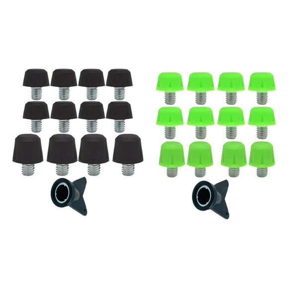 Juego de 24 tacos para botas de fútbol, accesorios imprescindibles para deportistas