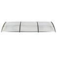 thumbnail image 2 of Tcbosik 300 x 96cm Household Application Door & Window Awnings, Transparent Board & Gray Holder, 2 of 10