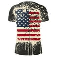thumbnail image 4 of cllios Men's Patriotic Tee Shirts,Big and Tall 4th of July T Shirts for Men Vintage American Flag Graphic Tees Summer Casual Short Sleeve Crewneck Tops Sales Today, 4 of 5