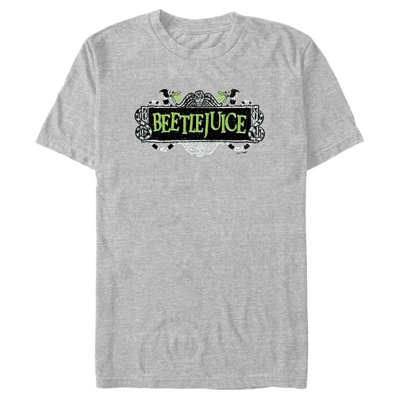 Men's Beetlejuice Classic Green Logo Graphic T-Shirt
