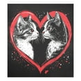 thumbnail image 6 of WOBOGO Two Cats Looking at Each Other Magnetic Dishwasher Sticker Personalized DIY Beautiful and Practical Home Kitchen Decorations23×16in., 6 of 6