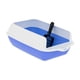 thumbnail image 4 of Caja de arena para gatos semi-fermentados gatos gatos altos de gato litero recipiente de arena de arena para la camada de cables Pt para sala de estar azul, 4 of 9