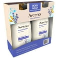 thumbnail image 2 of Aveeno Stress Relief Body Wash w/ Lavender & Chamomile, 33 Fluid Ounce (2 Pack), 2 of 5