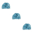 thumbnail image 1 of Moyic Gorros de ducha Estampado de flores Impermeable Reutilizable Elástico Ajustable Sombrero corto largo Mujeres Niñas Baño Estampado de Type1 NO1, 1 of 6