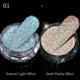 thumbnail image 1 of Polvo de purpurina iridiscente para uñas, purpurina plateada, copos iridiscentes, lentejuelas, pigmento de lentejuelas súper brillante, polvo para uñas Tan Jianjun unisex, 1 of 2