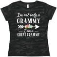 thumbnail image 3 of Inktastic I'm Not Only a Grammy I'm a Great Grammy with Flowers Women's T-Shirt, 3 of 5