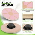 thumbnail image 6 of YEXJ Wooden Wobble Balance Board with 360 Rotation for Stability Training, Versatile Home Gym Exercise Balance Stability Trainer with Non-Slip Surface, 15.5" Diameter, 6 of 10