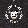 thumbnail image 4 of Inktastic Live Love Cows Boys or Girls Baby Bodysuit, 4 of 5