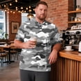thumbnail image 2 of Sewkxo Men's Big and Tall Polo Shirts UPF 50+ Casual Work Quick Dry Short Sleeve Collared Golf Shirt（XL-8XL）,Gray 2XL, 2 of 7