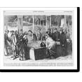 thumbnail image 2 of Historic Framed Print, At Saratoga - drinking at Congress Springs, 17-7/8" x 21-7/8", 2 of 9