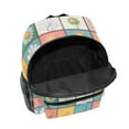 thumbnail image 6 of FORMRS School Backpack with Front Zippered Pocket 12" Elementary Student Travel Daypack, Daisy Mosaic, 6 of 6