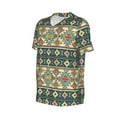 thumbnail image 2 of Balery Traditional Tribal Aztec1 Baseball Jersey for Men Casual Button Down Shirts Short Sleeve Active Team Sports Uniform-Large, 2 of 9