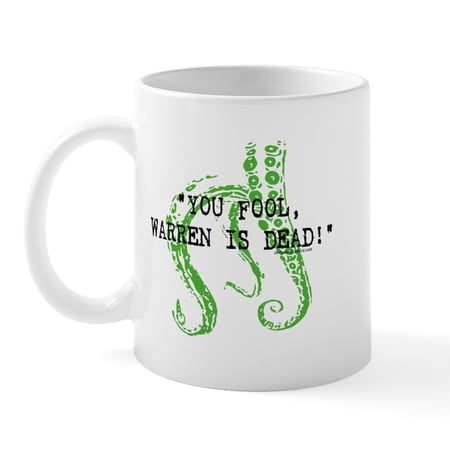 CafePress - Warren Is Dead Lovecraft Mug - 11 oz Ceramic Mug - Novelty Coffee Tea Cup