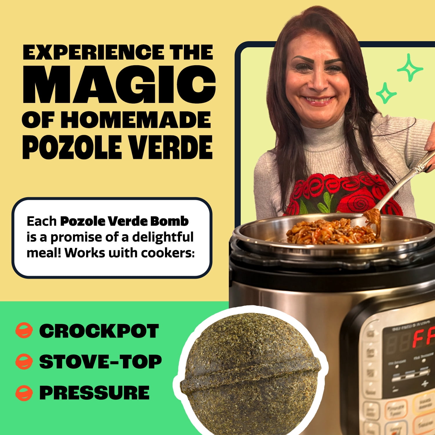 EZ Bombs Pozole Verde Bomb Seasoning, 2 Pack – Authentic Mexican Soup Mix for Traditional Pozole Verde , Made with Herbs & Spices for Quick and Flavorful Meals
