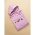 thumbnail image 3 of Independence Day Watercolor Flag Hoodie Women -Image by Shutterstock, Female 3X-Large, 3 of 4