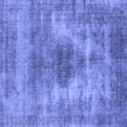 thumbnail image 1 of Ahgly Company Machine Washable Indoor Square Oriental Blue Industrial Area Rugs, 7' Square, 1 of 4