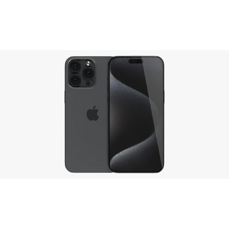 Restored Apple iPhone 15 Pro Max 512GB - Black Titanium (Factory Unlocked)  (Refurbished) 