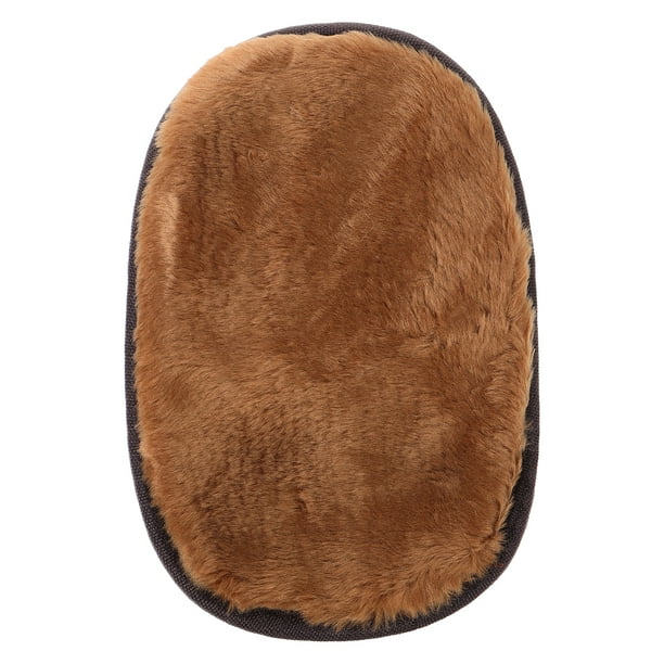 Guante de limpieza para lustrar zapatos, paño de pulido de cuero, cepillo limpiador de zapatos portátil, cepillo para lustrar zapatos, aplicador de betún para zapatos y botas de cuero