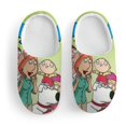 thumbnail image 3 of Animated Family Guy Kid's Cotton Slippers Winter Warm Soft Plush Slippers with Rubber Sole Non-Slip Indoor Outdoor Slip on Shoes Fluffy House Slippers For Boys Girls Teen, 3 of 8