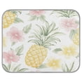 thumbnail image 2 of Pet Cooling Pad Foldable Self Cooling Mat Breathable Pet Cushion Sleep Pad for Dogs and Cats Floral Pineapple Pattern S, 2 of 9