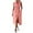 Pink, variant on Denim Dress for Women Sleeveless Button Down Belted Jean Shirt Dress Casual Summer Split Front Midi Dresses