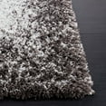 thumbnail image 3 of SAFAVIEH Berber Zinnia Abstract Shag Area Rug, 2'3" x 8' Runner, Dark Grey/Grey, 3 of 8