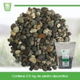 thumbnail image 3 of Piedra Decorativa - Ideal para macetas, Jardines, decoración Smart Garden Granulometría Mediana, Sea Stone, 3 of 6