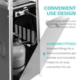 thumbnail image 5 of Nuu Garden Outdoor 48,000 BTU Pyramid Propane Gas Patio Heater with Wheels, 5 of 5
