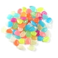 thumbnail image 2 of 1 Pack Glowing Pebble Resin Decorative Luminous Rock Gravel Stone for Fish Tank, 2 of 10