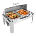 thumbnail image 6 of Fichiouy Stainless Steel Food Warmer Chafing Dishes Buffet Set for Parties Warming Tray, 6 of 9