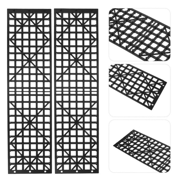 WRITWAA 1 Pair of Car Tire Anti Skid Track Tire Non Slip Mat Black Plastic Traction Assistance for Sand Slipping