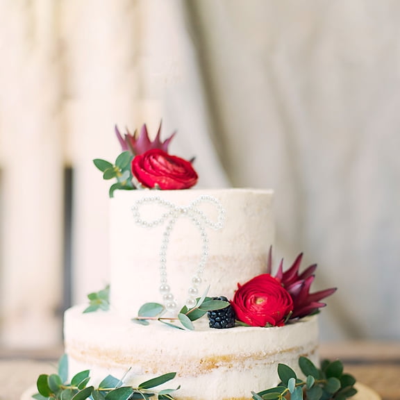 OFFIGAM 10-Piece Cake Decoration Picks Set for Bridal Shower Birthday Party and Special Occasion Cake Toppers