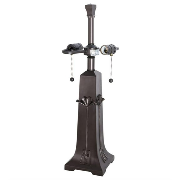 Meyda Tiffany 77673 Ginko 23" Tall Lamp Base - MultiColor