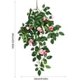 thumbnail image 6 of Fake Vines Artificial Hanging Daisies Garland, Realistic Faux Silkly Flowers Greenery with Flexible Stems, Fade Resistant for Indoor Outdoor Home Garden Balcony Porch Wall Decor, 6 of 6