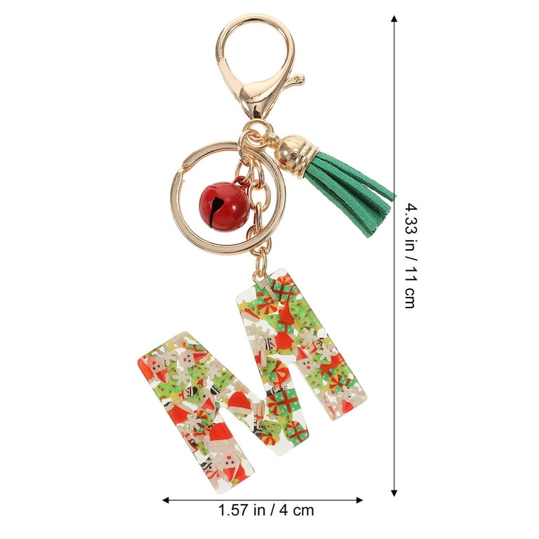 Personalized Resin Keychain, Purse Charm