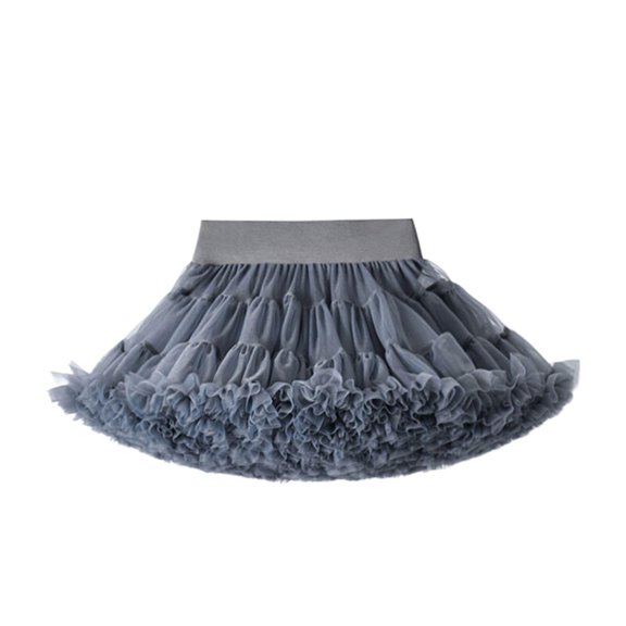 TIREOW Girls Tutu Dress Multi Layered Fluffy Soft Tulle Ruffle Skirt Princess Tutu Dance Outfit Party Birthday Short Skirt