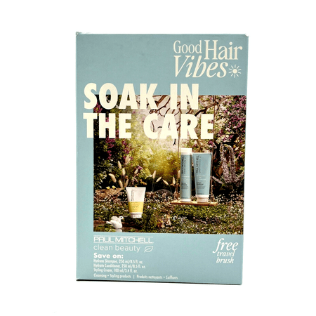 Paul Mitchell Soak In The Care Clean Beauty Set(Shampoo/Conditioner/Cream)