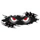 thumbnail image 3 of Adhesivos de pared Angry Monster Eyes removibles y autoadhesivos, 3 of 4