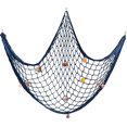 thumbnail image 1 of BAMAIA Natural Fishing Net Decor with Shells Beach Theme Decor for Party Home Bedroom Wall Hanging Fish Net Decorations 100*200CM, 1 of 6