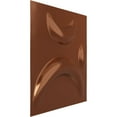 thumbnail image 2 of Ekena Millwork 11 7/8"W x 11 7/8"H Seville EnduraWall Decorative 3D Wall Panel, Bright Coat Copper (Covers 0.98 Sq. Ft.), 2 of 6
